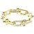 Autre Marque Anello Tiffany Hardware a piccoli anelli in oro giallo 18K - vista 5