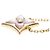 Collana Louis Vuitton Pendant Star MOP in oro rosa - vista 3