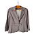 Blazer Caroll gris de lino y viscosa