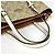 Borsa 2-Way Coach in Beige e Bianco - vista 4