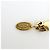 Collana Chanel placcata oro con strass - vista 4