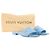 LOUIS VUITTON - Sandali Revival Louis Vuitton in pelle empreinte blu (T36) - vista 8