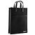 JACQUEMUS - Borsa a tracolla Le Cabas Jacquemus in tela e pelle nera - vista 2
