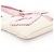 Yves Saint Laurent Borsa Tote YSL in tela beige e pelle rosa - vista 8