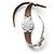 Bulgari Relógio Bvlgari B.zero1 em aço inoxidável e couro branco - vista 4