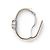 Bulgari Relógio Bvlgari B.zero1 em aço inoxidável e couro branco - vista 5