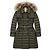 Manteau en duvet Burberry avec capuche en fourrure