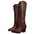 Paris Texas botas El Dorado de cuero marrón