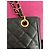 Chanel Saco Shopping Small em Couro Caviar Acolchoado Preto - vista 15