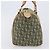 Christian Dior Trotter Canvas Hand Bag Khaki Gold Tone - vista 3