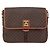 Céline CELINE Macadam Canvas Shoulder Bag PVC Leather Brown Gold - vista 13