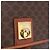 Céline CELINE Macadam Canvas Shoulder Bag PVC Leather Brown Gold - vista 20