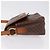 Céline CELINE Macadam Canvas Shoulder Bag PVC Leather Brown Gold - vista 4