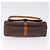 Céline CELINE Macadam Canvas Shoulder Bag PVC Leather Brown Gold - vista 5