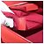 Céline CELINE Luggage Nano Shopper Hand Bag Leather 2way Red Gold - vista 12