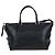PRADA Hand Bag Leather 2way Black Gold - vista 13