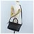 PRADA Hand Bag Leather 2way Black Gold - vista 30