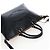 PRADA Hand Bag Leather 2way Black Gold - vista 6