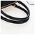 PRADA Hand Bag Leather 2way Black Gold - vista 7