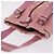 Autre Marque Saint Laurent Kahala Tote Bag Canvas Pink Silver - vista 6
