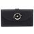 Christian Dior Long Wallet Leather Black Silver - vista 13