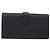 Christian Dior Long Wallet Leather Black Silver - vista 2