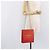 CHANEL Hologram Chain Shoulder Bag Vinyl Orange Silver CC - vista 23