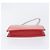 CHANEL Hologram Chain Shoulder Bag Vinyl Orange Silver CC - vista 5