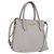 Miu Miu Hand Bag Leather 2way Gray Gold