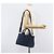 PRADA Canapa Hand Bag Denim 2way Blue Gold - vista 29
