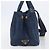 PRADA Canapa Hand Bag Denim 2way Blue Gold - vista 4