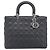 Christian Dior Lamb Skin Canage Lady Dior Hand Bag 2way Gray - vista 2