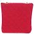 CHANEL Matelasse Chain Shoulder Pouch Cotton Red Gold CC - vista 2