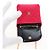 CHANEL Matelasse Chain Shoulder Pouch Cotton Red Gold CC - vista 9