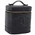 CHANEL Vanity Hand Bag Caviar Skin Black Gold CC