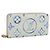 LOUIS VUITTON Monogram Tiles Zippy Wallet Long Wallet Blue M83624