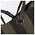 FENDI Pecan Tote Bag Canvas Black Khaki - vista 19