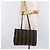 FENDI Pecan Tote Bag Canvas Black Khaki - vista 25
