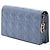 Lady Dior Wallet On Chain aus grauem Lackleder mit Cannage-Steppung Dior - Ansicht 2