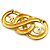 Spilla Infinito Chanel Gold CC placcata in oro - vista 2