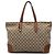 Gucci Beige GG Canvas Web Tote