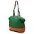 Fendi Green Medium Leather 2Bag Colorblock Tote - Ansicht 2