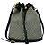 Borsa a secchiello con coulisse Gucci Gray Micro GG Supreme