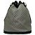 Borsa a secchiello con coulisse Gucci Gray Micro GG Supreme - vista 2