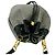 Borsa a secchiello con coulisse Gucci Gray Micro GG Supreme - vista 5