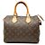 Louis Vuitton Brown Monogram Speedy 25