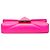 Clutch Valentino Pink Nappa One Stud con catena - vista 3