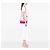 Clutch Valentino Pink Nappa One Stud con catena - vista 5
