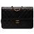 Chanel Black Medium CC Quilted Lambskin Single Flap