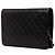 Chanel Black Medium CC Quilted Lambskin Single Flap - vista 2